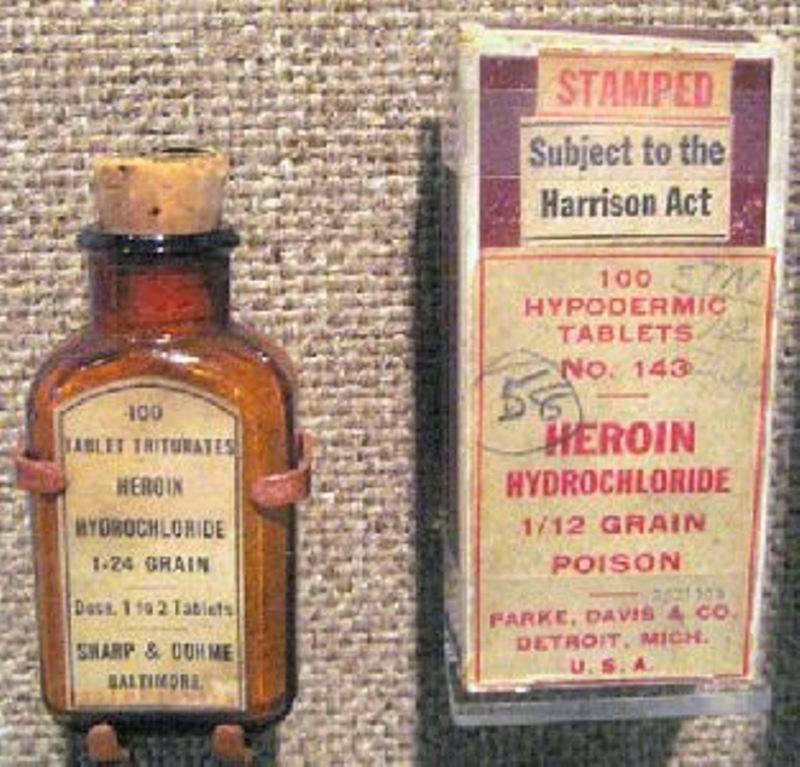 morfina foram sintetizadas e receitadas como remédios.