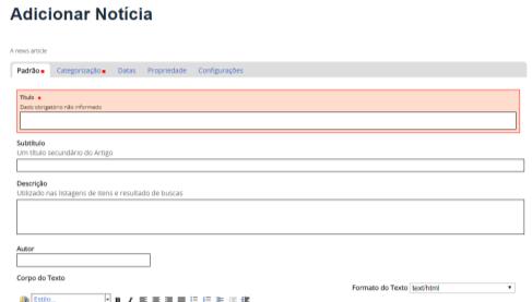 DESTAQUES Notícias sobre o programa Nesta área, deverão ser postadas as notícias, novidades, prêmios etc. relacionados ao curso.