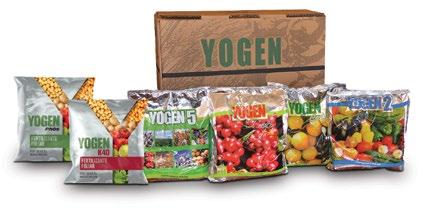 2.7 Linha Yogen Garantias dos nutrientes (%) Yogen é um fertilizante foliar em forma de sais de alta solubilidade e com os principais macro e micronutrientes necessários para o melhor desenvolvimento