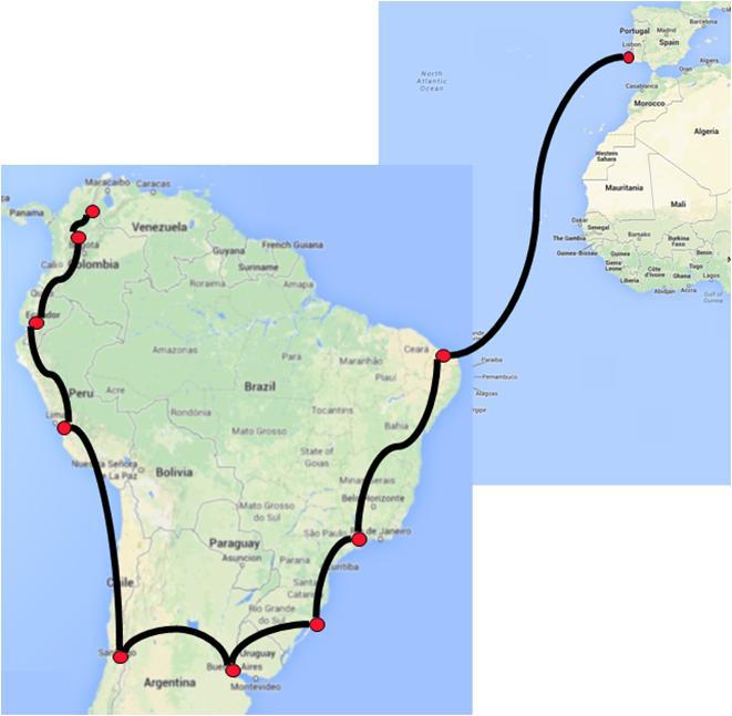 Circuitos Internacionais e infraestrutura em