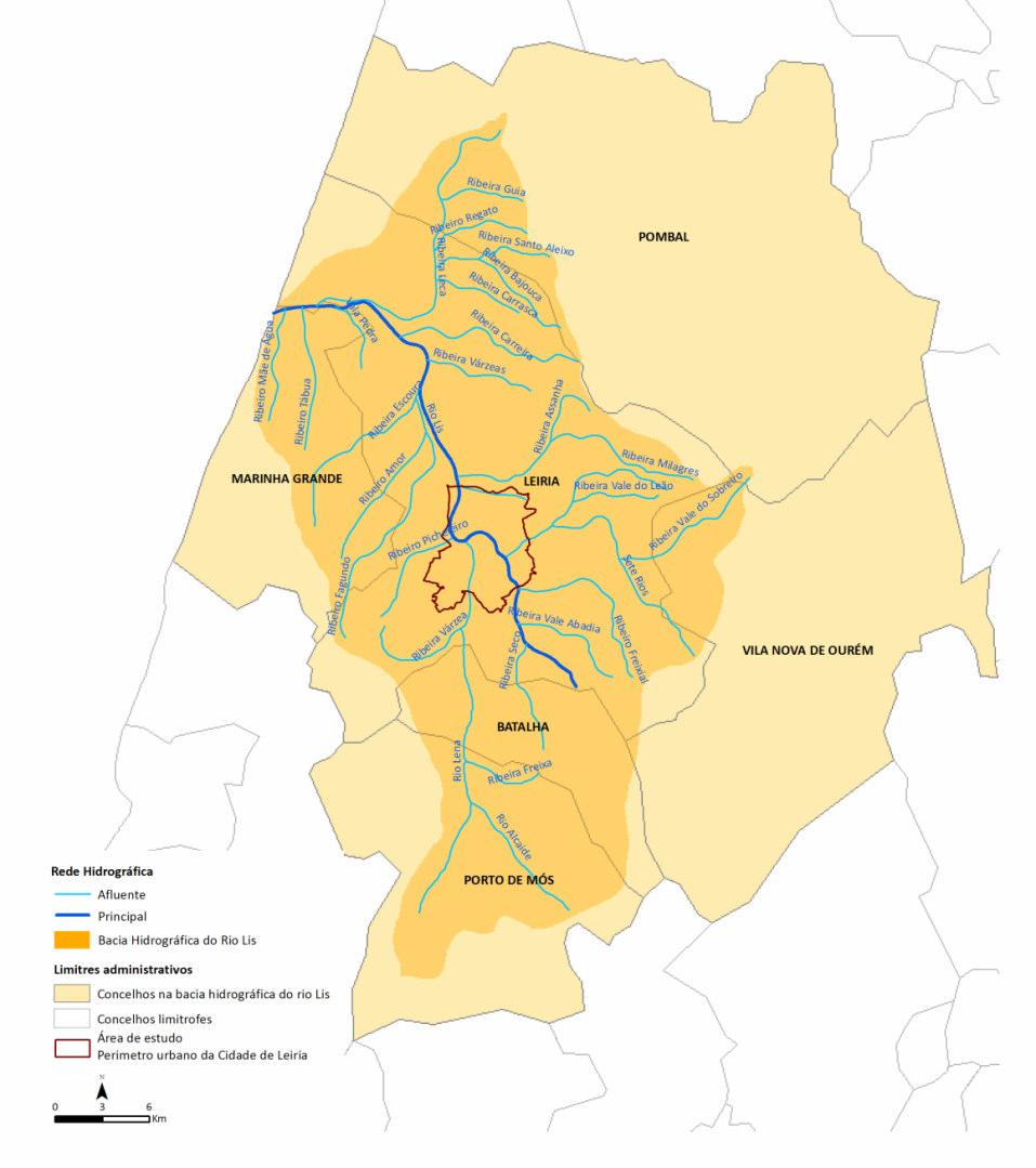 3. CASE STUDY: LIS RIVER Oceano Atlântic o The Lis river basin is situated in the region center of Portugal, demarcated by