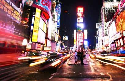 Detalhes da Extensão 3 Noites Times Square 1 2 NEW YORK Chegada à New York, mais conhecida como a Capital do Mundo. Recepção e traslado do aeroporto de New York até o hotel. Restante do dia livre.