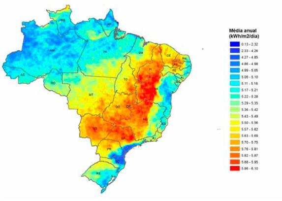 Irradiação Solar em Mato Grosso Média anual da irradiação solar em Mato Grosso (kwh/m2/dia) Regiões Centro-sul Noroeste Norte Nordeste Médio-norte Oeste Sudeste inclinação 0 N 0 N 0 N 0 N 0 N 0 N 0 N
