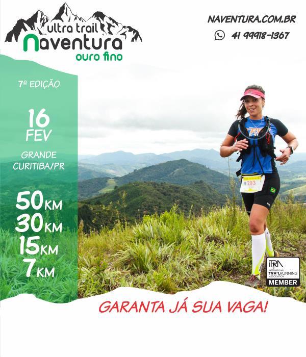 NÃO PERCA! Estão abertas as inscrições para a Naventura Ultra Trail Ouro Fino 2019! A 7ª edição da Naventura Ultra Trail Ouro Fino está com as inscrições abertas; Opções de 50km, 30km, 15km e 7km.