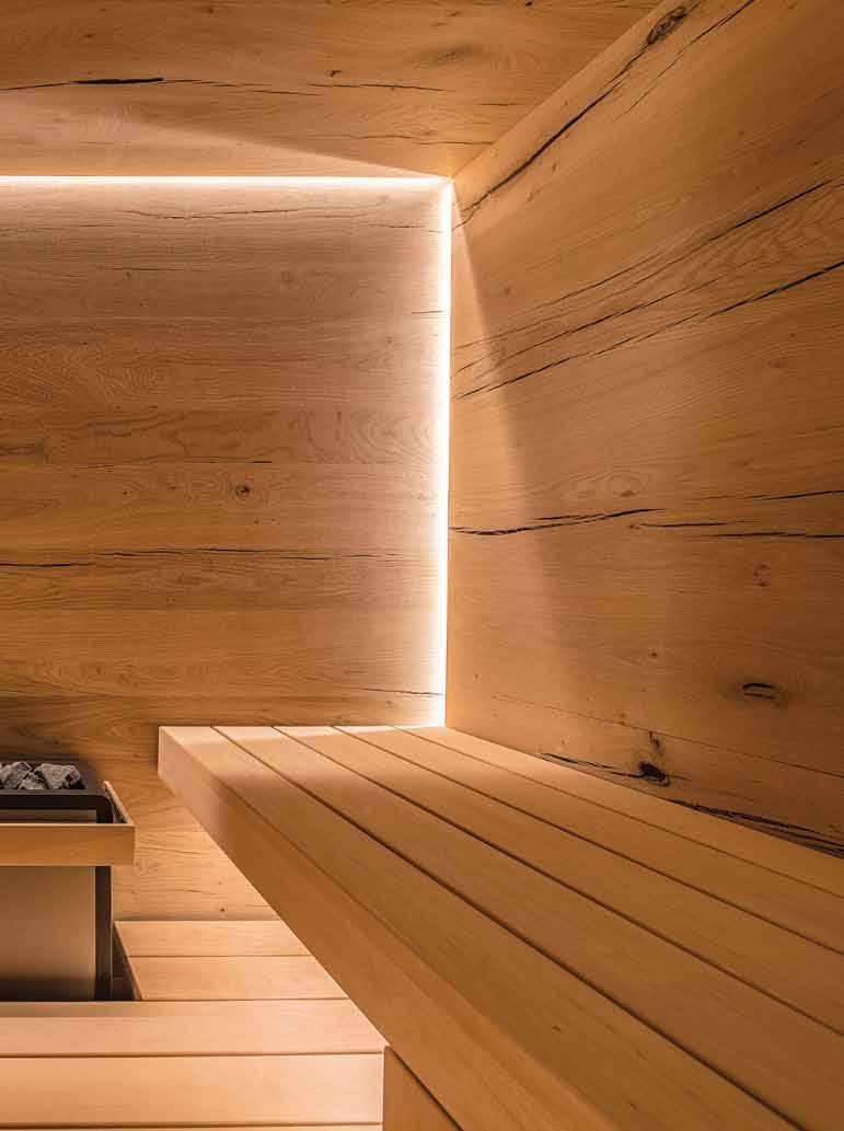 saunas wellness zona De alta TemPeraTura nível Da cabeça o melhor local para instalar o termómetro e o higrómetro.