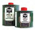 - 31,80 Cola Azul Cola Tangit TAngIT PRodUTo de LIMPEzA Produto de limpeza especial p/ uniões de tubagens e acessórios de PVC rígido. ref.ª descrição pvp/un. ( ) pvp/unid.