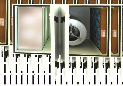 CRM CRM + F Terminal - Filtrasept Fan Filter Unit - GII As Caixas Filtro Descartáveis CRM são utilizadas em forros