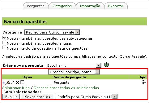 clicar n btã Espaçs em branc para mais 3 questões. Os camps que cnstituem esse item sã: Respsta: neste camp, insira a respsta que pderá ser uma palavra u frase.