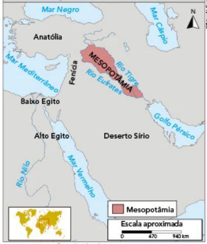 Mesopotâmia Alta rotatividade no domínio Localização: entre os rios Tigre e Eufrates Região fértil quando o solo era