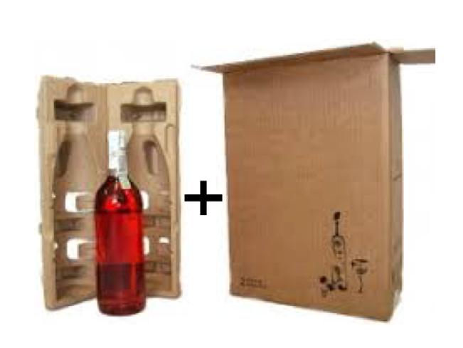 É obrigatório o uso das embalagens apropriadas para transporte de garrafas de vidro com envoltório.