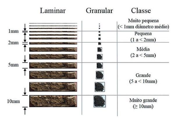 muito pequena pequena média grande muito grande ESTRUTURA Classes de estrutura: ver