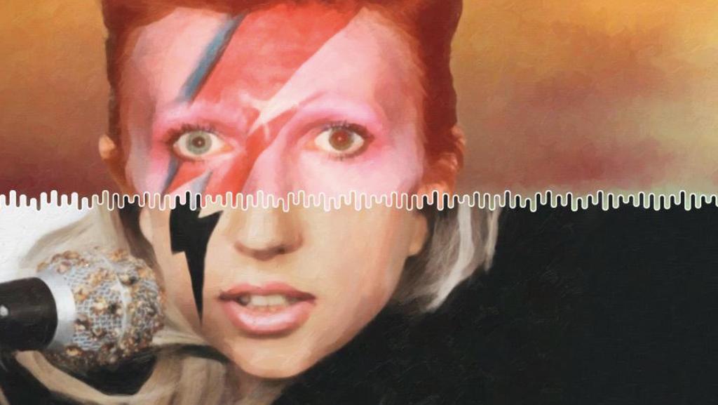 David Bowie Lady Gaga Mídia