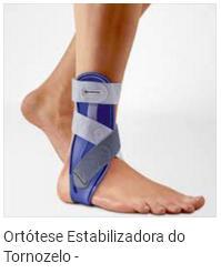 Ortótese Estabilizadora do Tornozelo Ortótese estabilizadora com forma anatómica que pode ser adaptada individualmente e pode ser usada como terapia funcional precoce