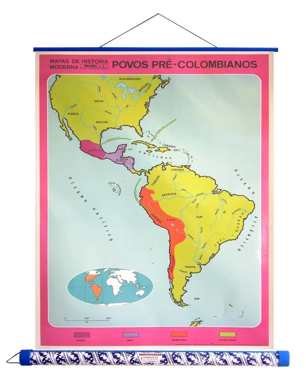 Pré-colombianos antes da chegada de Cristóvão Colombo existia um emaranhado de