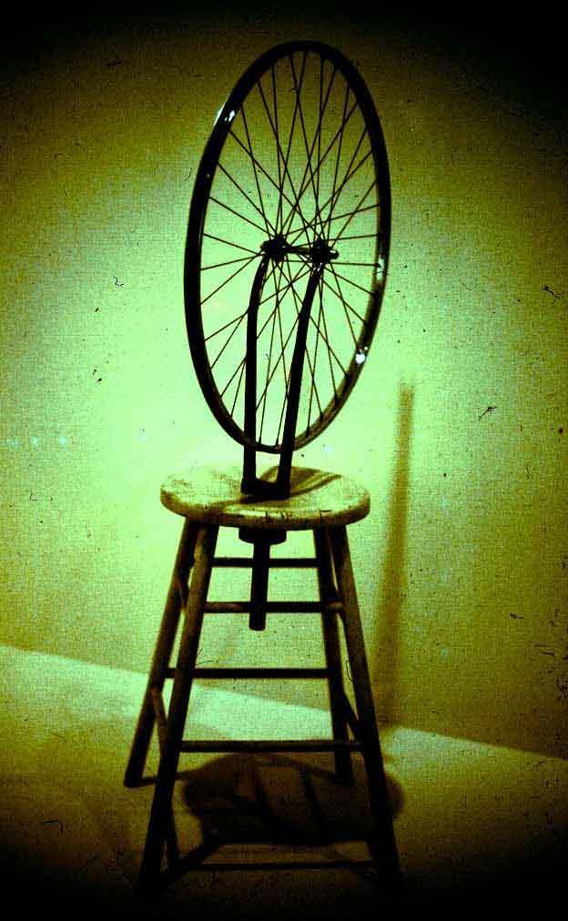 Ready-made (antiobra de arte) Roda de Bicicleta, 1913.