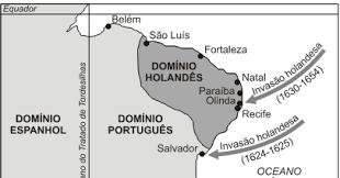 QUESTÃO 7 Durante os séculos XVI e XVII, o Brasil sofreu saques, ataques e ocupações de países europeus.