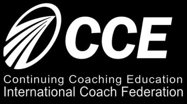 internacional pelo ICF International Coach Federation no CCE