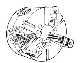 Figura 61: Placa de arraste montada no torno mecânico 10.2.4.