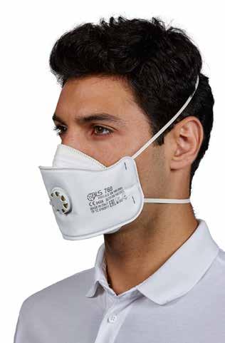DESCARTÁVEIS / BLS SÉRIE 700 LANÇAMENTO 2018 Características / CLIP NASAL Aço revestido com polipropileno inserido entre as camadas do respirador permite maior vedação do nariz.