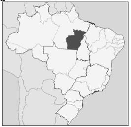 5. Observe a região destacada no mapa a seguir e assinale a alternativa correta. a) A área em destaque refere-se à Serra dos Carajás, no sudeste do estado do Pará.