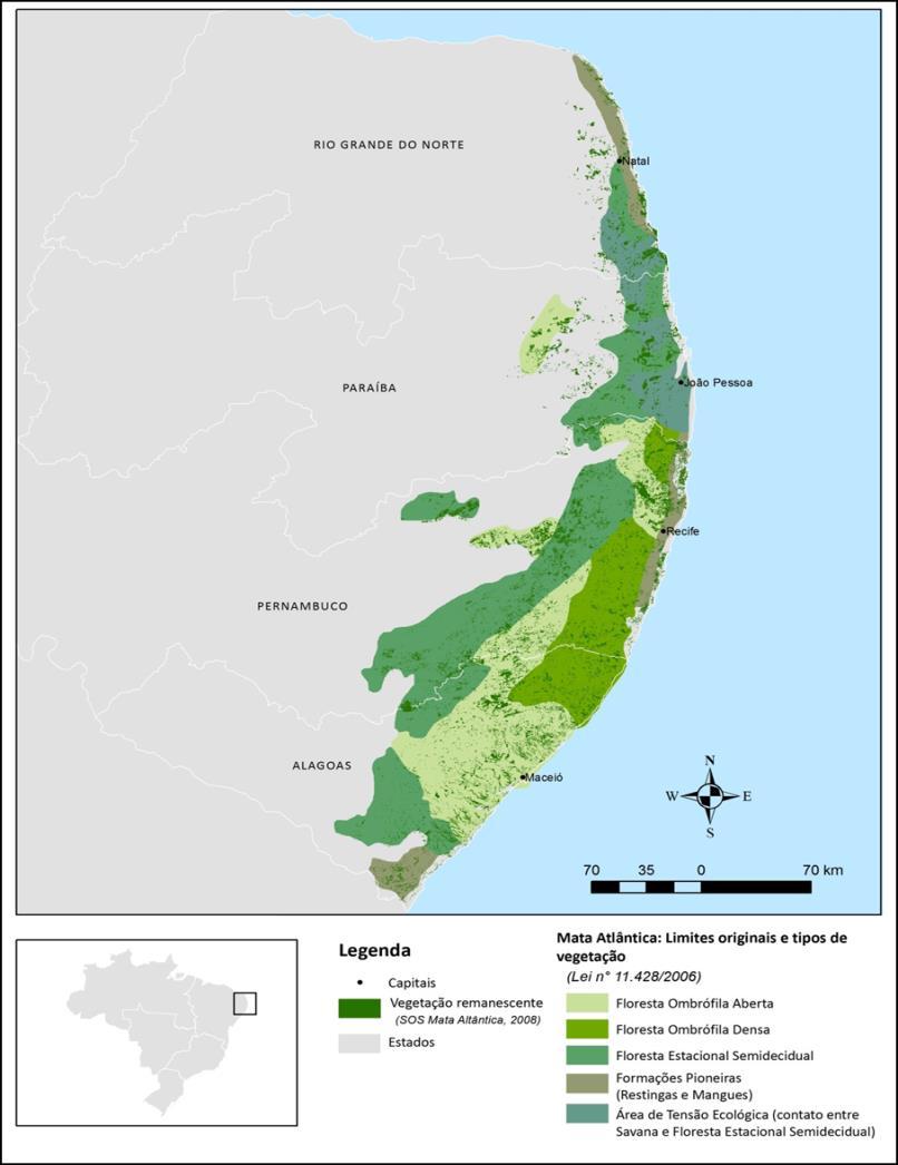 Objeto de Estudo > 2000 plantas vasculares 418 espécies de aves