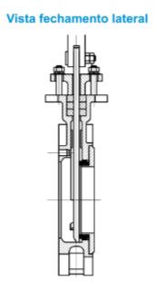 HASTE NÃO ASCENDENTE (PARA VÁLVULAS DE ACIONAMENTO MANUAL) Também devido ao seu desenho diferenciado, as nossas válvulas guilhotina de acionamento manual possuem haste não ascendente, o que previne
