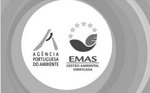 Bandeira EMAS Reforçar a publicitação do registo no EMAS; Conferir maior visibilidade ao comportamento ambiental, sustentado num sistema de