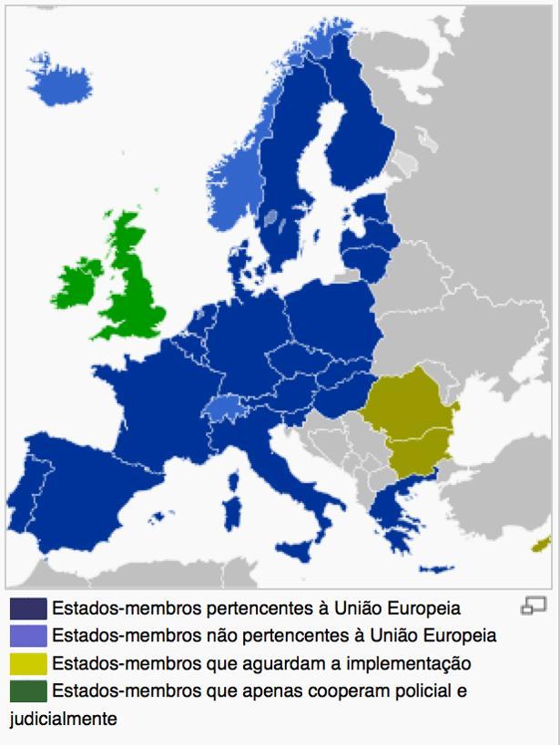 TRATADO DE SHENGEN O Tratado de Schengen foi firmado em 14 de junho de 1985.