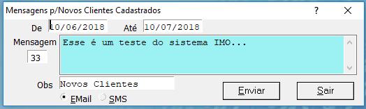 Envio de Email Marketing pelo sistema JBI Locador O sistema JBI Locador permite enviar e-mails para diversos grupos de clientes cadastrados.