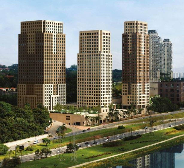 O complexo Localizado no eixo sul da Marginal Pinheiros, o complexo multiuso Cidade Jardim é considerado um dos mais modernos do Brasil, com certificado AQUA de sustentabilidade e alta tecnologia.