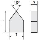Pastilha de Soldar DIN 8010 Dimensão (mm) Formato Ø Broca L T S 1.5 1.50 2.0 3.0 0.2 2.0 2.00 2.5 3.5 0.3 P 2.5 2.50 3.0 4.0 0.4 3.0 3.00 3.5 4.5 0.5 3.5 3.50 4.0 4.5 0.5 Formato Ø Broca L T S 4.