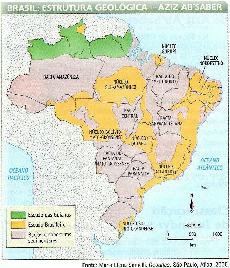 O espaço brasileiro: relevo e estrutura
