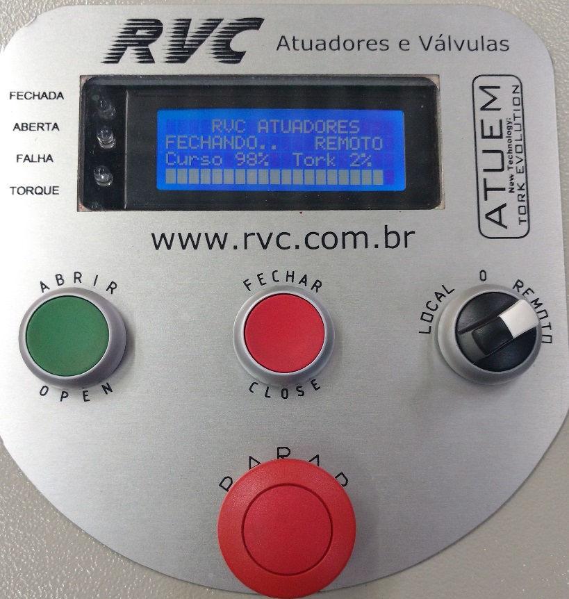 MANUAL DE INSTALAÇÃO E PROGRAMAÇÃO DO CONTROLADOR/POSICIONADOR ELETRÔNICO MODELO RVC_2017/05-R0 PARA OS ATUADORES ELÉTRICOS DA RVC 1.