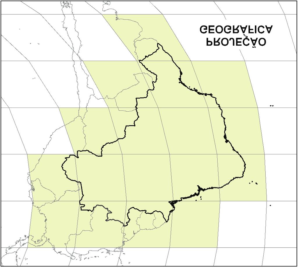 Projeção geográfica Território brasileiro Geração dos mosaicos Rotina IDL Mosaicos NDVI, EVI e confiabilidade no pixel Formato HDF Projeção sinusoidal Território brasileiro Recortes estaduais Formato