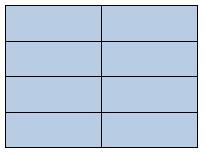 1) Com a folha A4, dobrar o lado menor de forma que divida a folha em duas partes iguais e depois dobrar o lado maior de forma que divida a