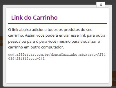 Imagine um cliente solicitar um orçamento e você poder entregar um link com o carrinho de compras montado