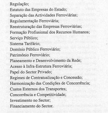 O DIPLOMA DEFINE AS SEGUINTES ÁREAS ESTRUTURANTES