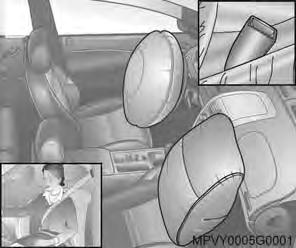 Você poderá colidir com objetos no interior do veículo ou ser atirado para fora dele. Um cinto que tenha sido sujeito a esforços como, por exemplo, num acidente, deverá ser substituído por um novo.