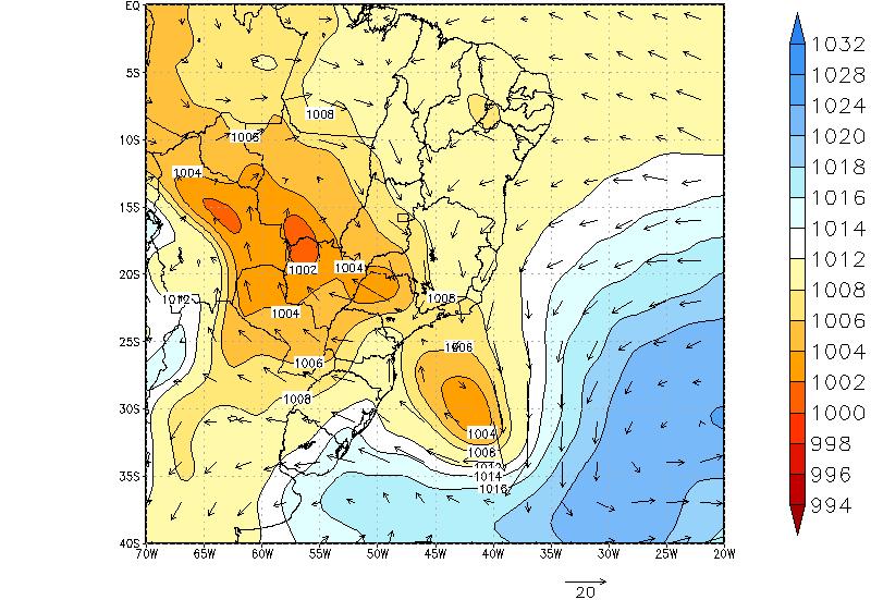 03/01/2000 00 Z Pressão ao nível