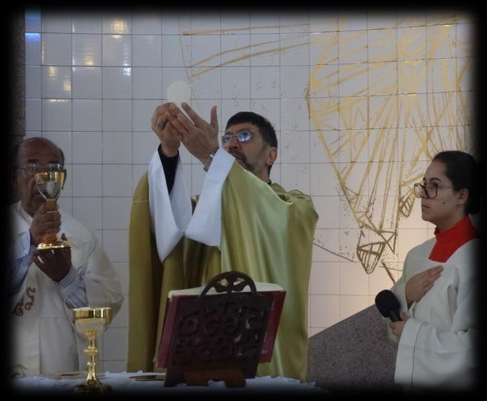 Juntamos três momentos importantes: o terço peregrino, a solenidade de Cristo Rei e o Jubileu da nossa