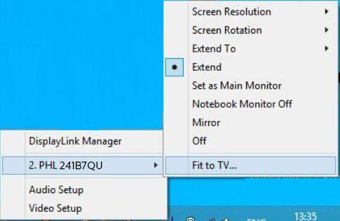 Controlar o monitor Quando forem ligados dispositivos ao monitor, será apresentado um ícone na barra de tarefas.