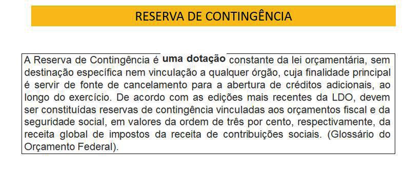 montante e forma de utilização estabelecidos na Lei de Diretrizes