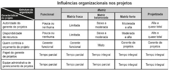 Organogramas matriciais e por projeto podem adotar a prática de organizar-se por escritórios de projetos ou