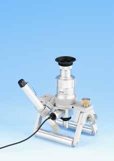 Microscópio de medição PEAK 2034-CIL-20-MST-B Versão especial para a medição de dureza Brinell 20 x focalizável 7,2 mm 6 mm 0,05 mm passando da esquerda 0 para a direita 35,0 mm 0,06 35,0 mm 160 x 1