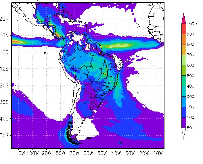 * Modelo Eta/INPE * Previsões sazonais (4,5