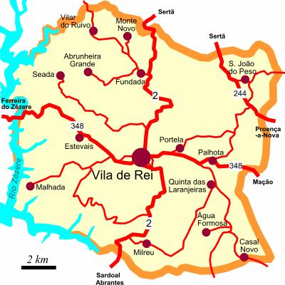 O Pinhal Interior Sul integra cinco concelhos: Oleiros, Proença-a-Nova, Sertã, Vila de Rei e Mação. Este último não pertence ao Distrito de Castelo Branco mas ao de Santarém.