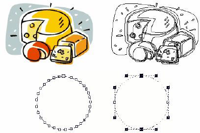 Arquitecturas Gráficas(3) Representação Vectorial Utilização de objectos geométricos Pontos, Polígonos, Planos, Curvas No formato vectorial, os objectos são definidos no