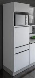 para microondas y para horno eléctrico. Options of refrigerator niche modules.