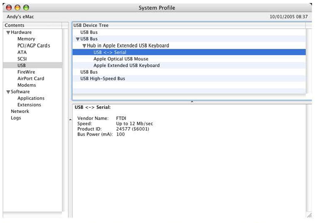 Resolução de problemas Como saber qual é o ID do meu dispositivo? Abrir o utilitário Perfil do sistema ou o Perfil do sistema Apple nas versões de OS X mais antigas.