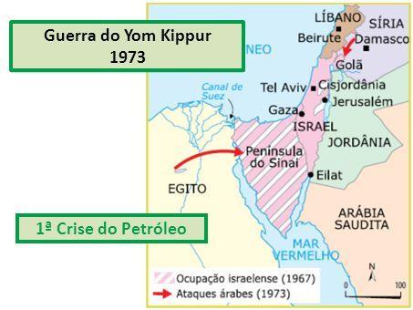 A Guerra do Yom Kippur Ocorreu em 06/10/1973, quando os países árabes, derrotados em 1967, atacaram Israel no dia do Perdão Judeu; O